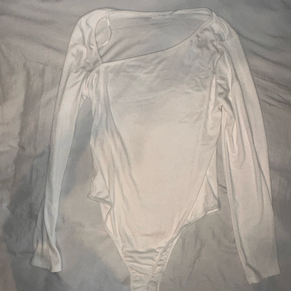 Asymmetrical long sleeve top